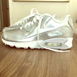 Nike Air Max 90, Metallic Silver/White